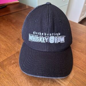 Dierks Bentley's WHISKEY ROW black white baseball cap OSFA adjustable